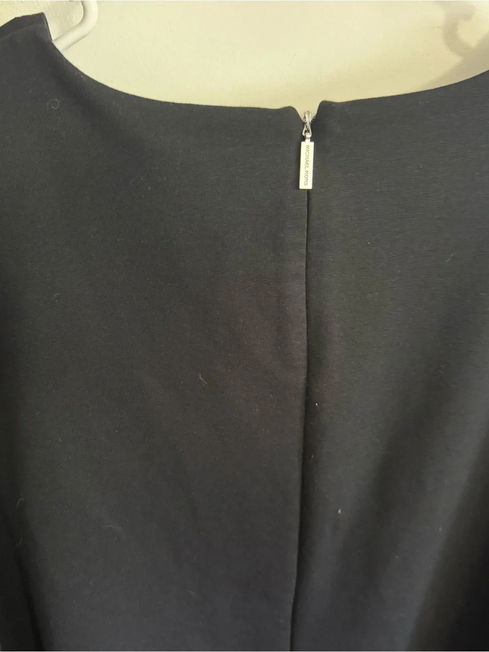 MICHAEL Michael Kors black sheath dress Plus Size Stretch Knit Rhinestone Trim